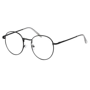 New Fashion Unisex Metal Vintage Round Glasses Oversized Glasses Frame Optical Eyeglass Frame Spectacles Vision Care Eyeglasses