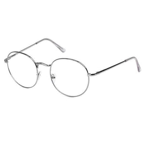 New Fashion Unisex Metal Vintage Round Glasses Oversized Glasses Frame Optical Eyeglass Frame Spectacles Vision Care Eyeglasses