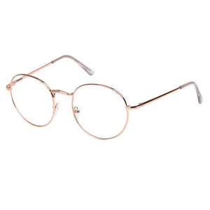 New Fashion Unisex Metal Vintage Round Glasses Oversized Glasses Frame Optical Eyeglass Frame Spectacles Vision Care Eyeglasses