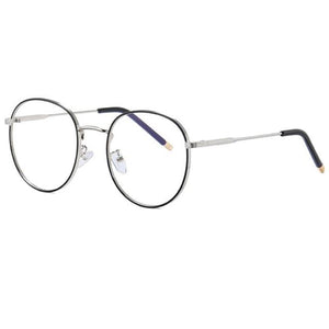 1PC Retro Anti Blue Light Glasses Frame Metal Round Optical Sepectacles Plain Eyeglasses Eyewear for Men Women Unisex