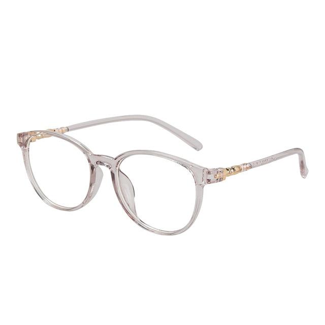 New Fashion Unisex Metal Vintage Round Glasses Oversized Glasses Frame Optical Eyeglass Frame Spectacles Vision Care Eyeglasses