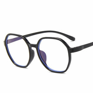 Unisex Optical Anti blue Light Oversized Glasses Ultra Light Resin Computer Glasses Fashion Square Clear Frames Reading Glasses