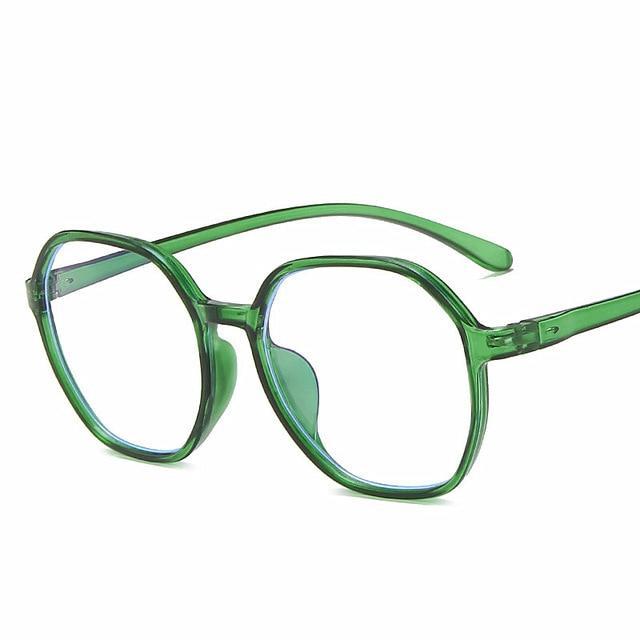 Unisex Optical Anti blue Light Oversized Glasses Ultra Light Resin Computer Glasses Fashion Square Clear Frames Reading Glasses