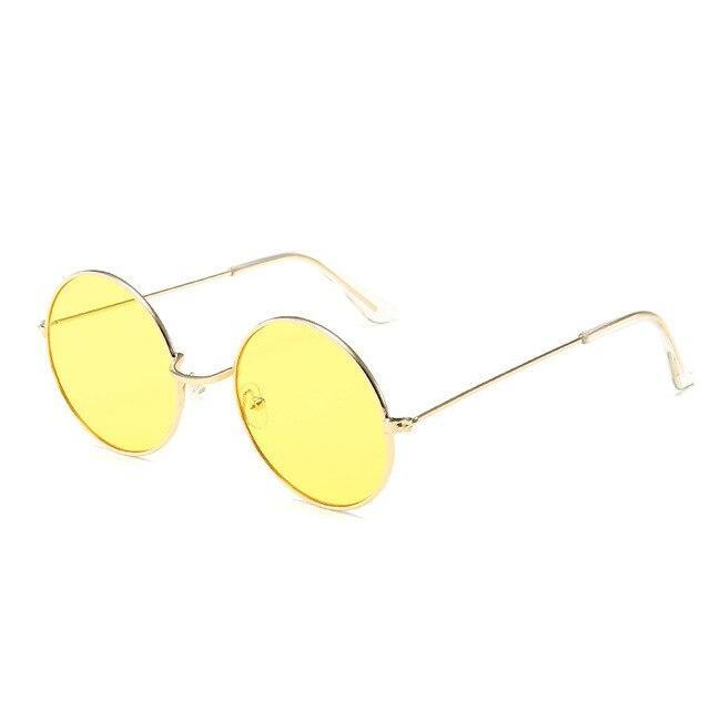 1 Pcs Sunglases Round novelty sunglasses women New Hip Hop Style Color Lenses Retro Glasses Summer Travel Trend Accessories