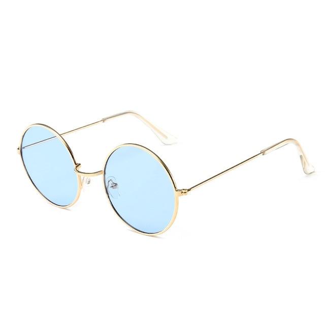 1 Pcs Sunglases Round novelty sunglasses women New Hip Hop Style Color Lenses Retro Glasses Summer Travel Trend Accessories